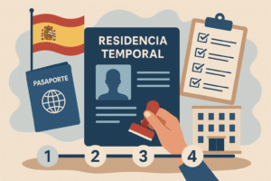 Cómo obtener el permiso de residencia temporal en España paso a paso